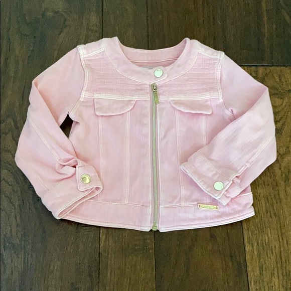 Pink Mayoral Jean Jacket. Size 18months - Picture 1 of 6